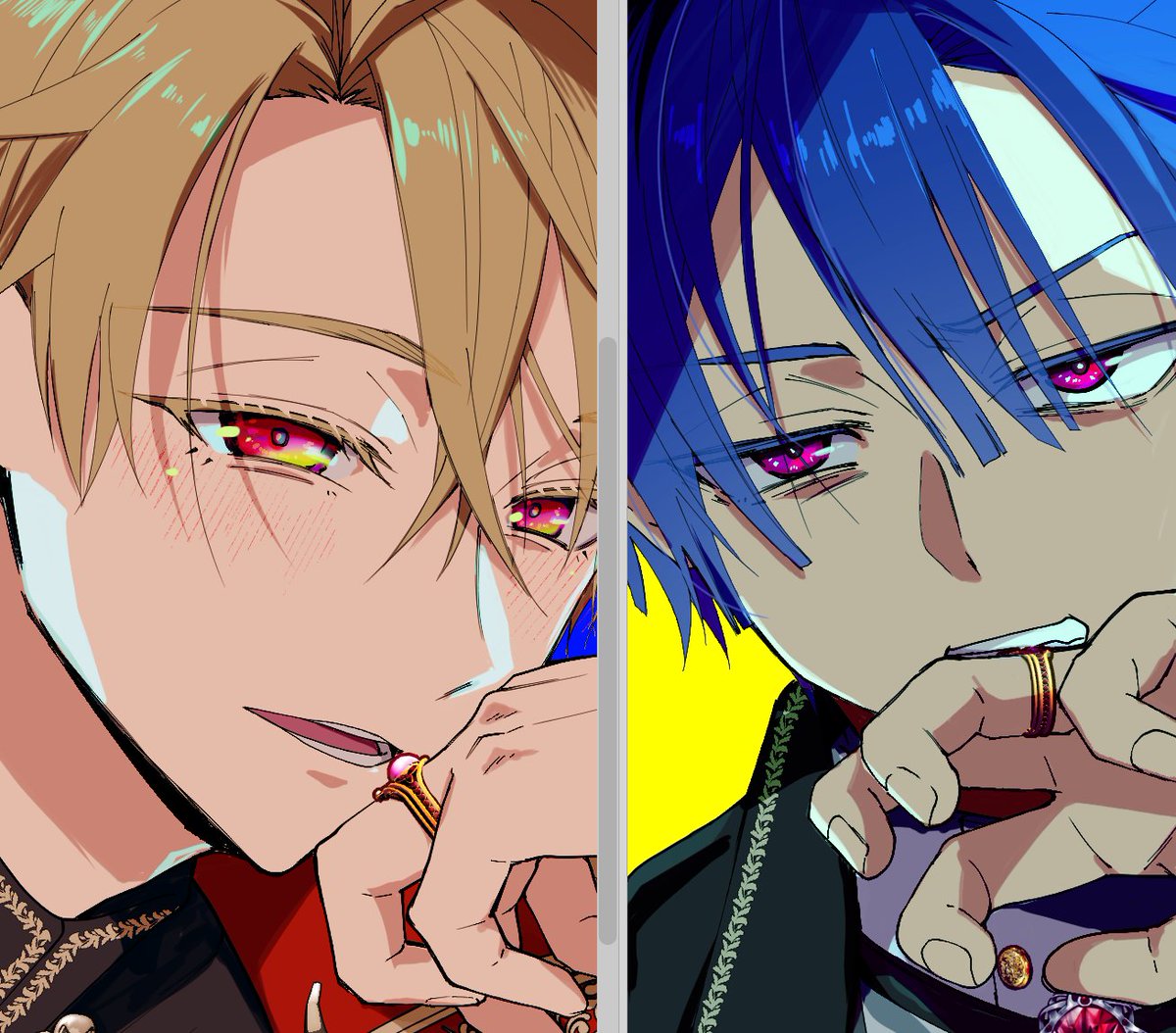 PANA_SO's tweet photo. wip　おまけポストカード予定の絵塗りかけです（ぺら本が出なかったら普通に無配） https://t.co/CMSM572uDK