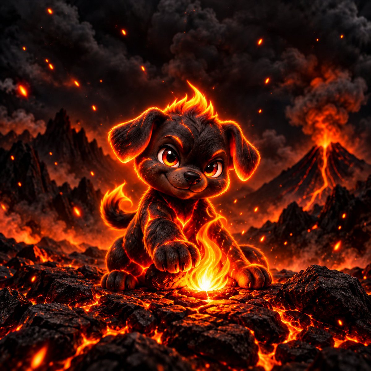 CinderpupCoin's tweet photo. @EmberCatEmber Cats may rule.

But every kingdom needs a guard dog. 🔥🐕

$CINDERPUP has entered the Ember. https://t.co/tLMmaS5VA6