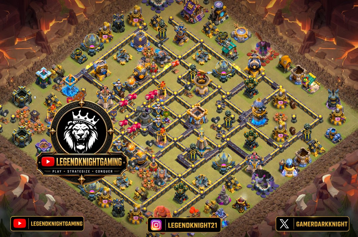 GamerDarkknight's tweet photo. Town hall 18 Legend league base layout

Base Link

https://t.co/Ly2fEBEbJz

For more base links check my youtube channel 

https://t.co/FF0tZZnjzs

#clashofclans #coc #gaming #probases #elitebases #baselayouts #trending #viral https://t.co/RsUdoMcDEz