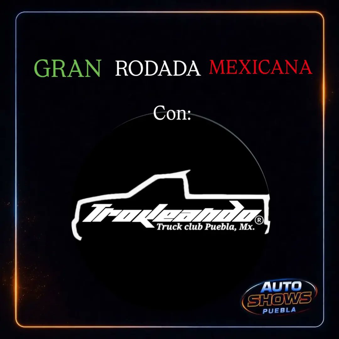 BarbieEnrico's tweet photo. @trokeando_truck_club_puebla prepara otra gran rodada mexicana con meta en el salón ejidal Santo Tomás Chautla. Habrá área para drift. Para más detalles, comunícate con el club. https://t.co/7hM0InTqdg