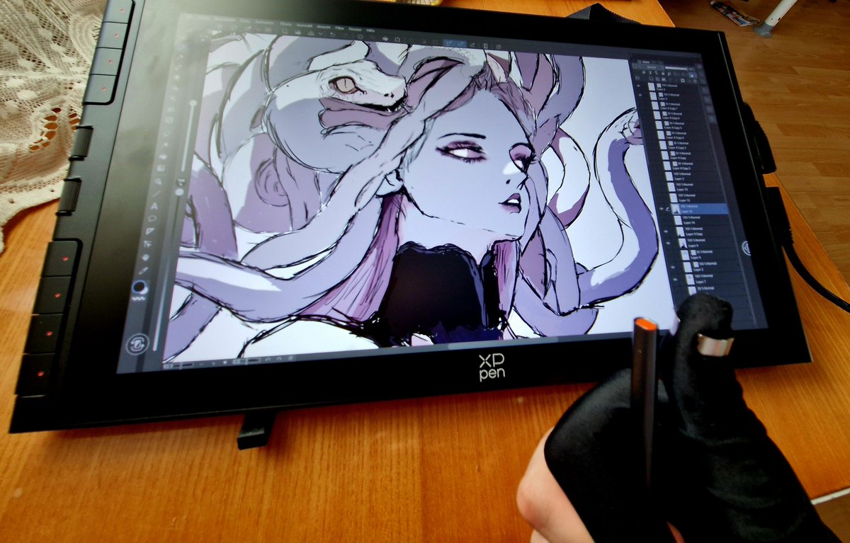 Fareedday's tweet photo. I started with free commissions only 3 months ago, now with the commission money, I have bought my first XP-Pen Artist. Never give up guys!!!! Just do the hard way because it is the right way.
@XPPEN @XPPen_de
@xppenusa #commissionㅤ #artist #digitalart #art #artmoot https://t.co/9hjH9rMHaX