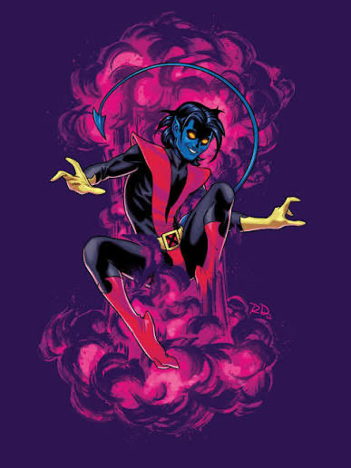 themusecrawler's tweet photo. russell dauterman nightcrawler is so cool omg i wish he did a variants cover with him https://t.co/s57cFC3n7I