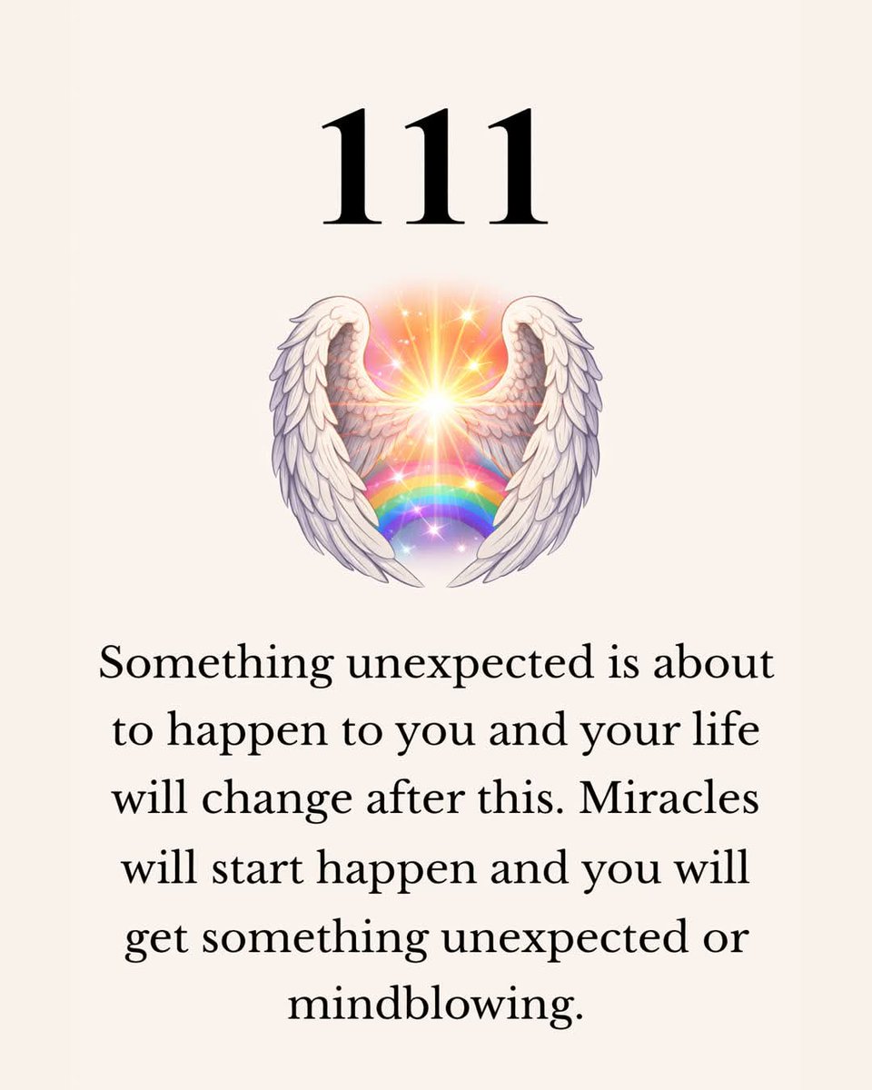 inconsciousnes7's tweet photo. ✨111✨
Affirm it with gratitude!✨ https://t.co/kWp392Hq01