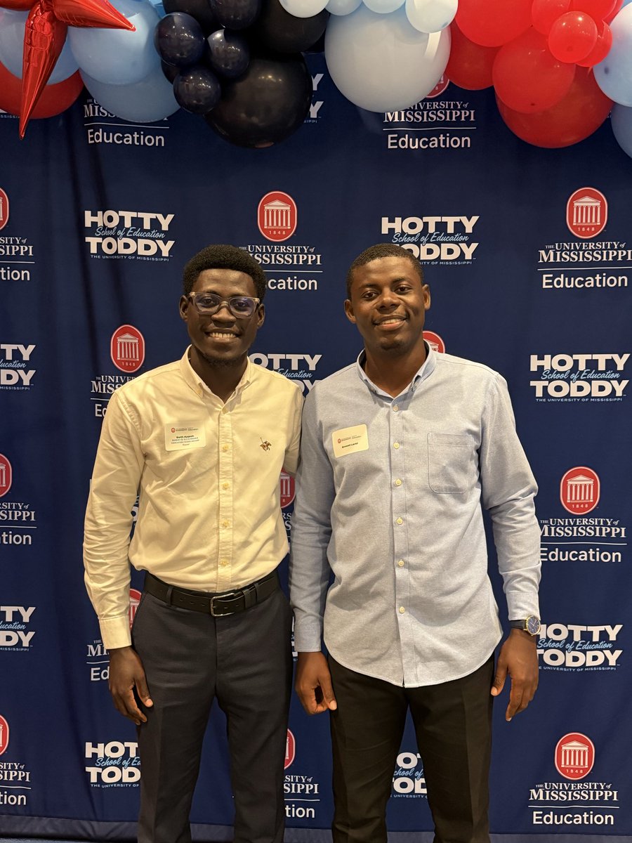 seth_appoh_'s tweet photo. Recipient of the Robert B. Ellis Higher Education Scholarship from the School of Education at the University of Mississippi? 

To me, this scholarship represents leadership, academic excellence, perseverance, and the drive to keep doing more. Forever grateful to God and my donors https://t.co/N6Zd1iTvDX