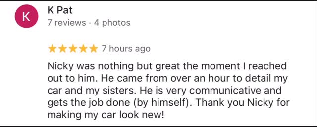 ElmoMurch7xxm's tweet photo. Over 130 five-star reviews and a 100% satisfaction rate reflect our commitment to exceptional care. At Cab Detailing, every vehicle is treated with precision and returned looking its absolute best. https://t.co/6gJPMCNFcr
