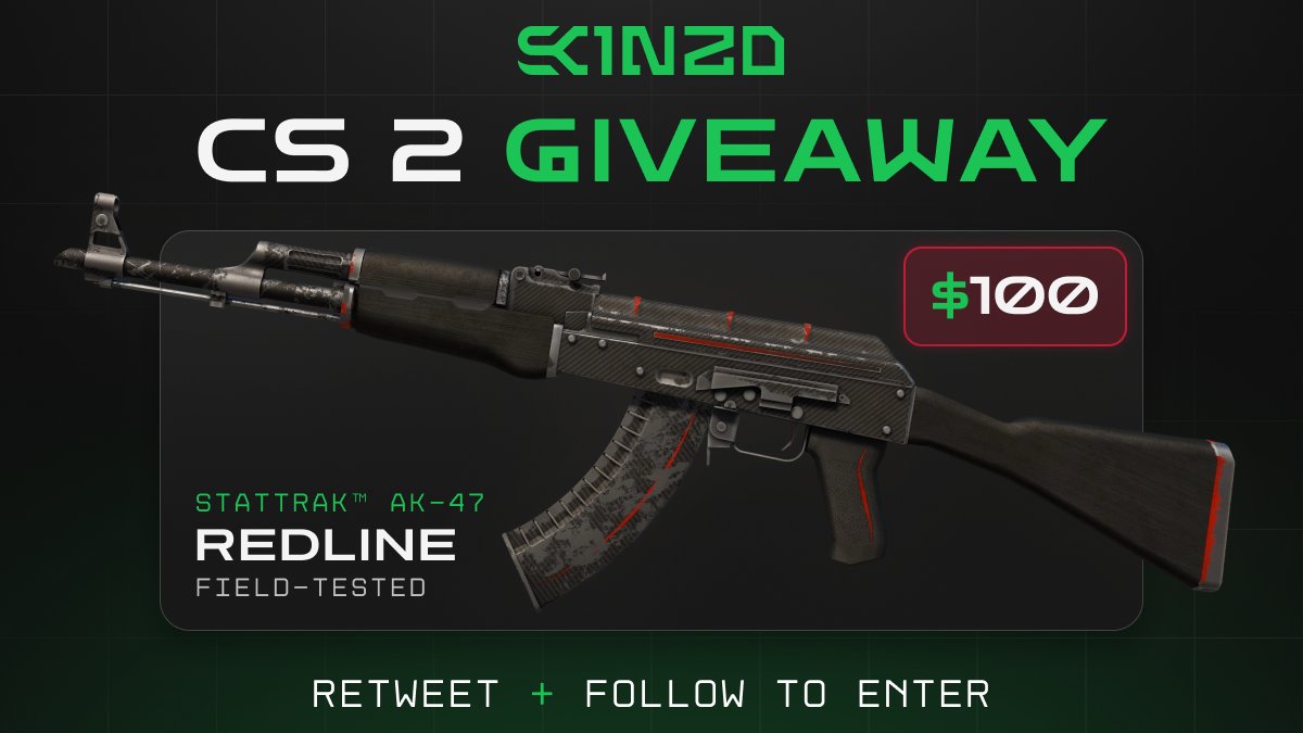 skinzogg's tweet photo. 🚨New Giveaway. AK-47 Redline 🔥🔥🔥

How to win?

1. RETWEET
2. FOLLOW @skinzogg 
3. TAG 2+ friends

HF GL! We will pick a winner on September 21st!  

#cs2 #counterstrike #giveaway #raffle #skins https://t.co/XEpqN28R0j