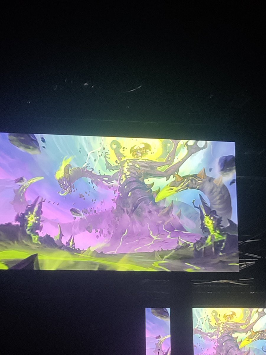 ClarkHELLSCREAM's tweet photo. OLD GODS ARE BACK... AND THEY'RE FIGHTING THE TITANS IN HEARTHSTONE'S NEWEST EXPANSION: Reign of the Black Empire! https://t.co/ip1xtVM9ea