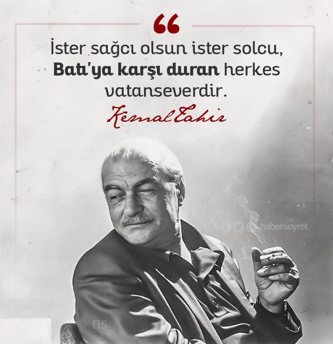 muratkokten26's tweet photo. "Batı'ya karşı duran herkes vatanseverdir."
#KemalTahir #Rahmetle #Vatansever https://t.co/Q3vUkPDVyj