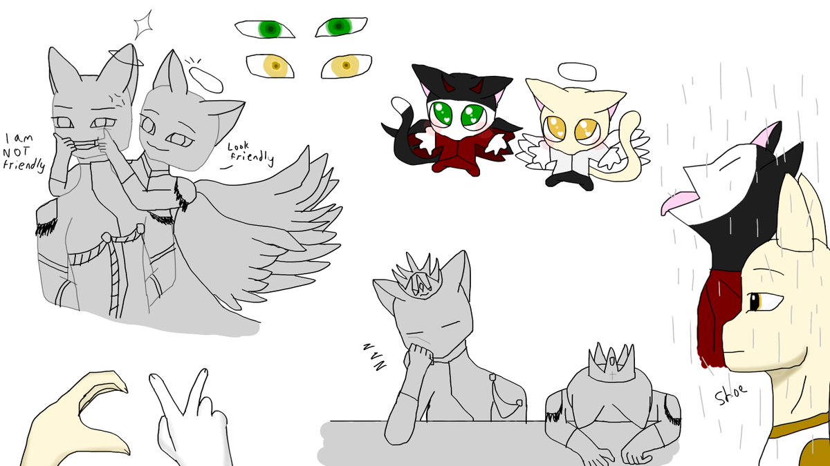 realtoffeeangel's tweet photo. fae prince and Luminox prince on a delegation something something...

#toffeeangel #takemywings #oc #art #doodles #fae #digitalart https://t.co/xwREHXQN4V