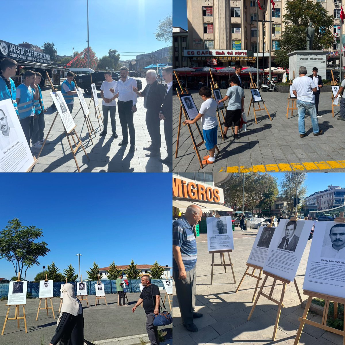 istanbulocak's tweet photo. Ülkü Ocakları İstanbul İl Başkanlığı olarak, 12 Eylül’de şehadete yürüyen ülkücü şehitlerimizi rahmet, minnet ve saygıyla yâd ediyoruz.

Şehitlerimizi anmak ve aziz hatıralarını yaşatmak amacıyla tüm ilçelerimizde eş zamanlı olarak resim sergileri düzenlenmiş, lokma ve lokum ikramında bulunulmuştur.

Aziz ruhları şad, mekânları cennet olsun. 🇹🇷