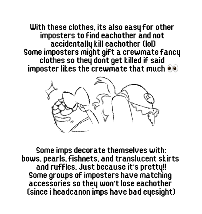 DJ_Hyper_Fr3sh's tweet photo. Imposter Friendly Fashion!
Both fashionable and functional 🫶
[1/2 Examples with show and roda imps in replies!]
#amongus https://t.co/PCZ0Y5lnzK