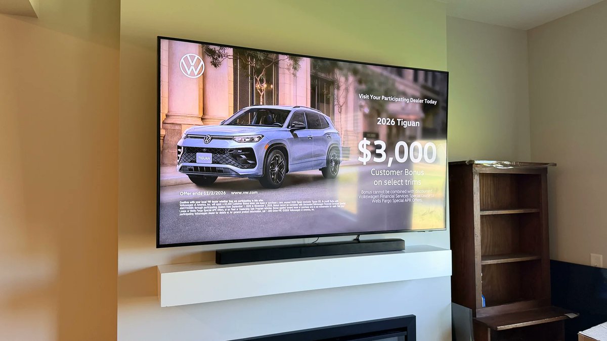 MountingManTV's tweet photo. TV mounting Rogers by The Mounting Man. 75" TV installation in Rogers on drywall, completed near Williams Court. Completed for $400.

Install subtotal: $400.

https://t.co/75Pw3uFrJx… https://t.co/nTjKMx3aEg