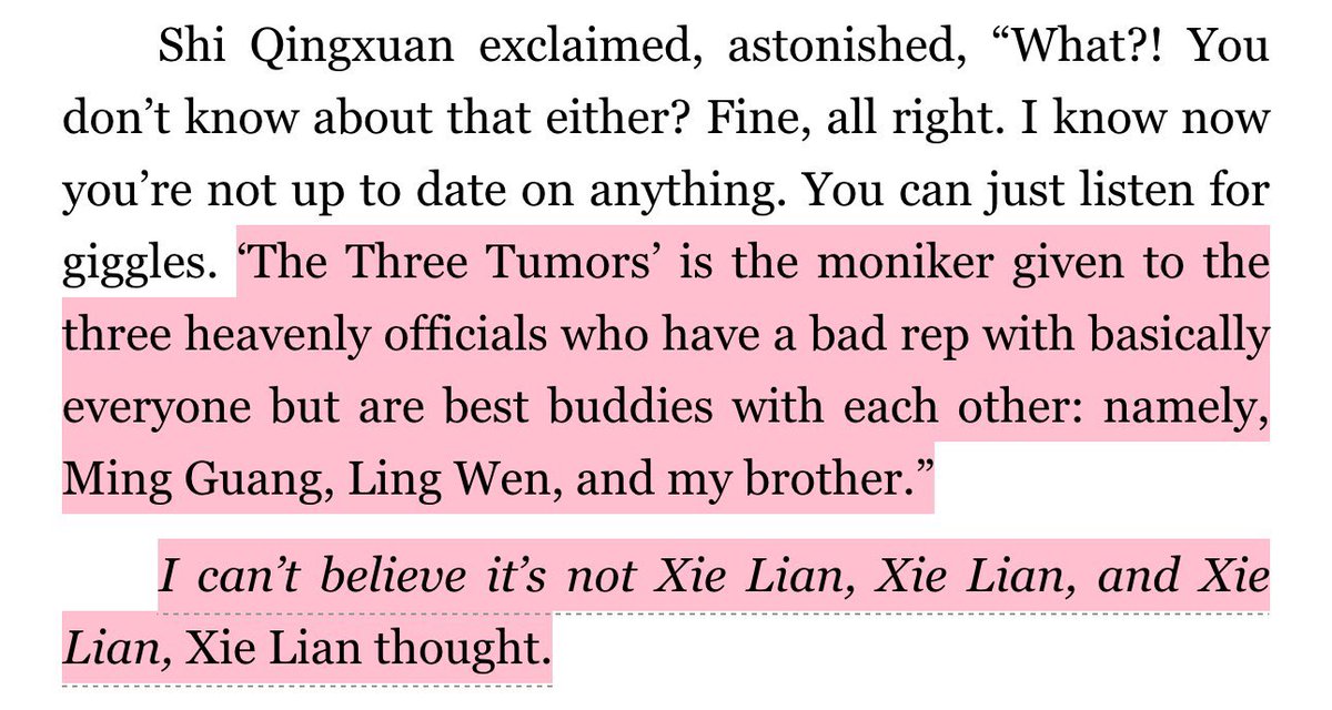 kokobeis's tweet photo. xie lian my comedian ever ily😭😭😭 https://t.co/ztJQ4bmFYX