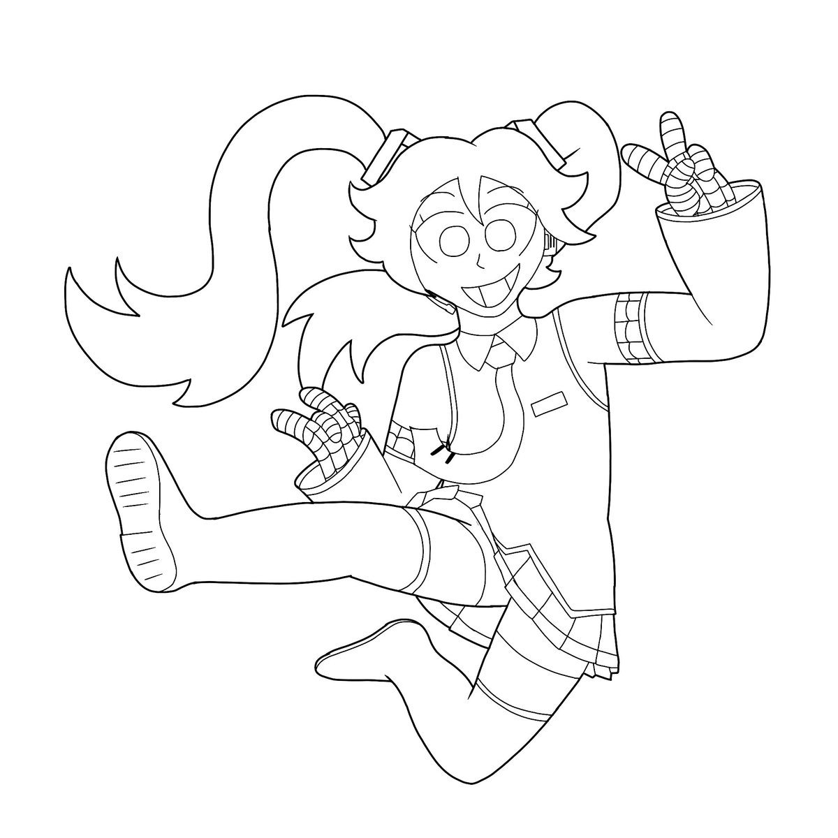 Furball_1's tweet photo. I miss the Spider-Man web shooters from the last season 

So I drew Miku with them https://t.co/wyg9jv3UhG