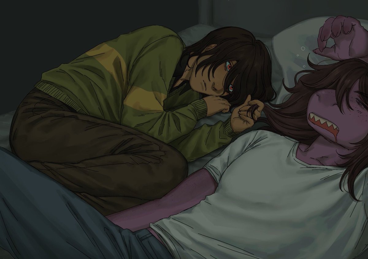 inscnesis's tweet photo. #deltarune no context i just wanna draw kris lying down :P https://t.co/48qeXSRr68
