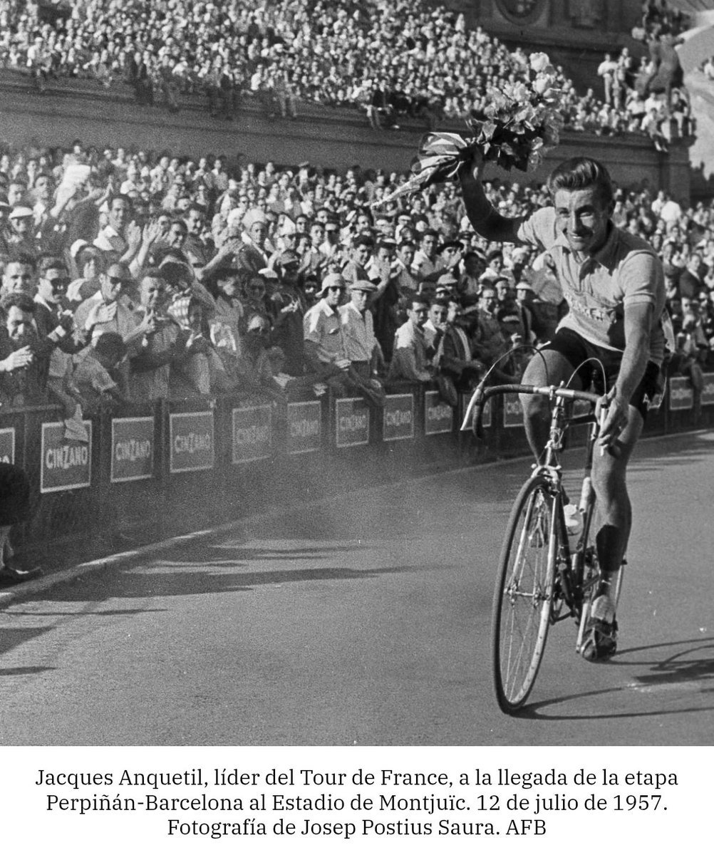EsBiciclista's tweet photo. La tercera carrera per etapes 🚴 més antiga del món.
Tour-Giro-Volta

Jaques Anquetil - Barcelona 1957 https://t.co/1XDQjK1vgG