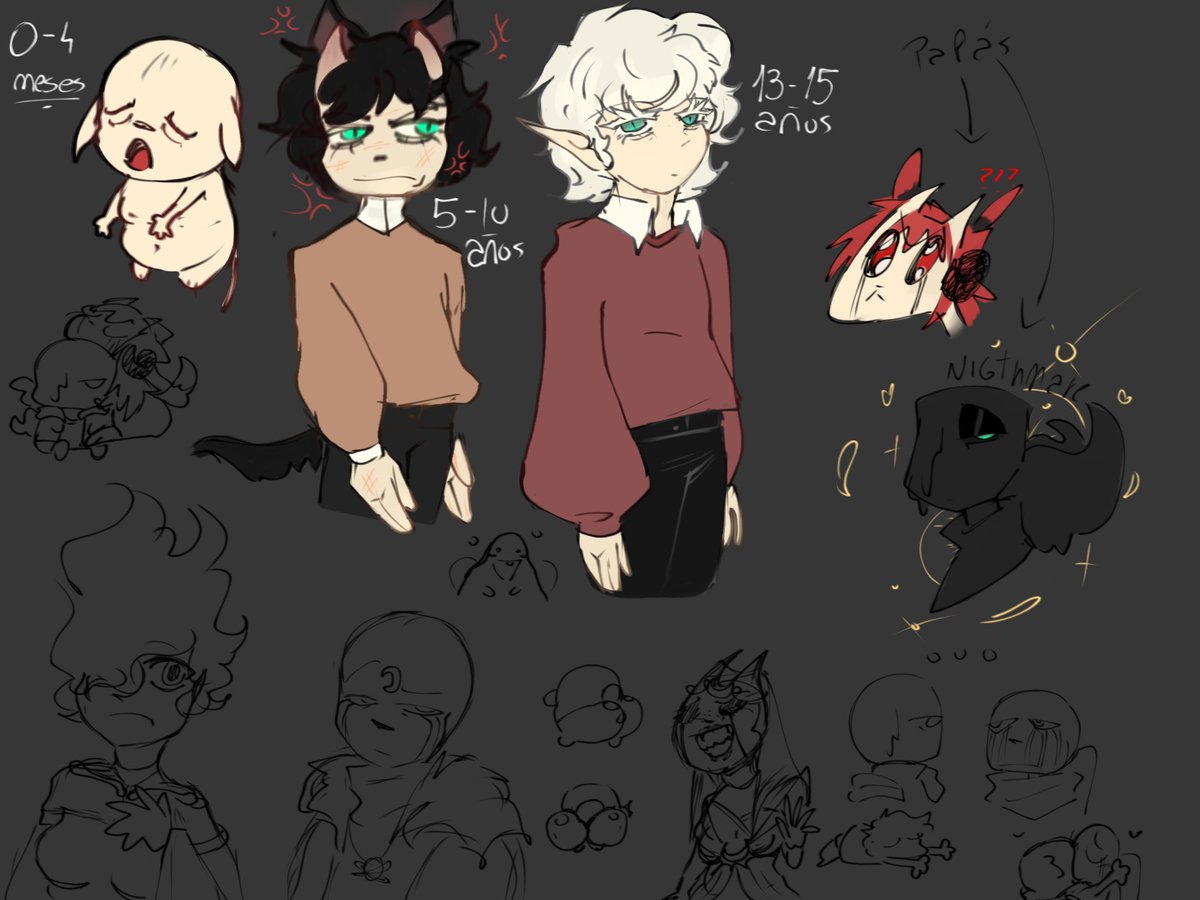 Mikachan187565's tweet photo. Unos OCS.
#errormare #ocxcanon #fanchilds #crecentsans #luxsans #Nigthmaresans https://t.co/W2KqFUngLZ