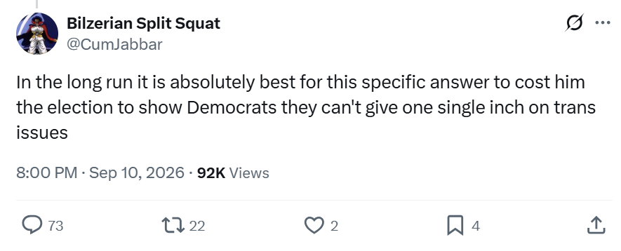 JeremiahDJohns's tweet photo. I've been thinking a lot about the far-left fury over James Talarico saying he might not support trans women in sports.

I think if you want to understand why this type of reaction exists, you need to understand Tetlock's concept of 'sacred values'. (a short thread) https://t.co/j8avb06KIf