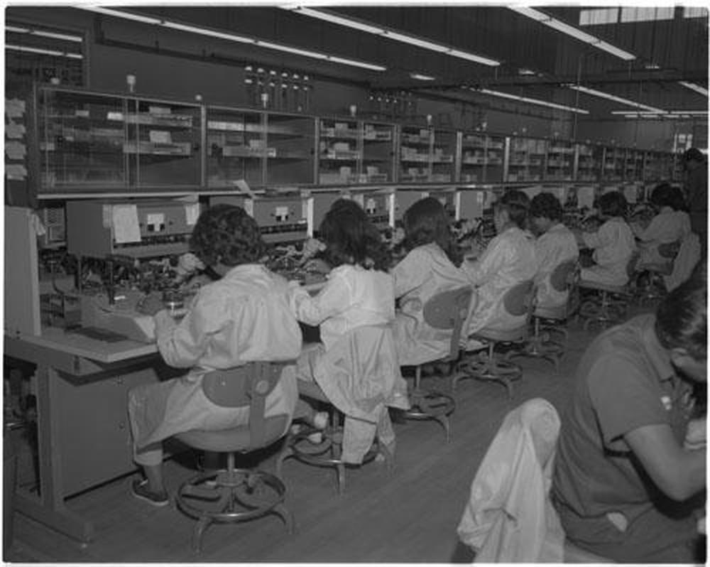withtenacity's tweet photo. The Fairchild manufacturing plant in Shiprock employed 1200 people, mostly Navajo women, and became one of Fairchilds most successful plants, with unbelievably low defect rates.

Fairchild even concluded one of their pamphlets with a traditional Navajo chant, Song of the Earth Spirit.