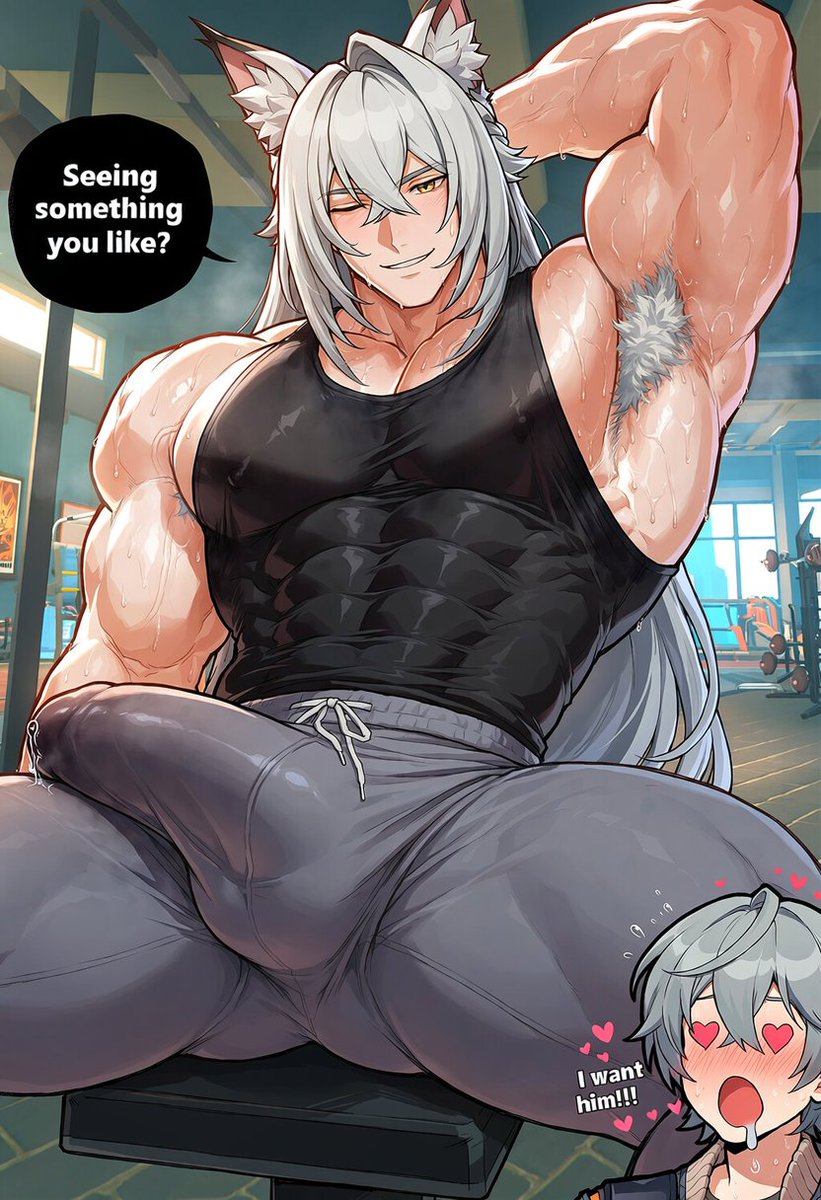 hidu09's tweet photo. Wise is so into Severian already!!!

#bara #nsfw #Bl #r18 #aiart https://t.co/HTUQSt0prN