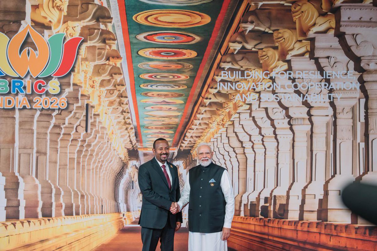 BilleneSeyoum's tweet photo. 🇪🇹 PM @AbiyAhmedAli joined BRICS leaders in New Delhi, highlighting resilient governance and stronger multilateral cooperation, while holding key bilateral talks with partner nations. #Ethiopia https://t.co/7tJomO3FN8