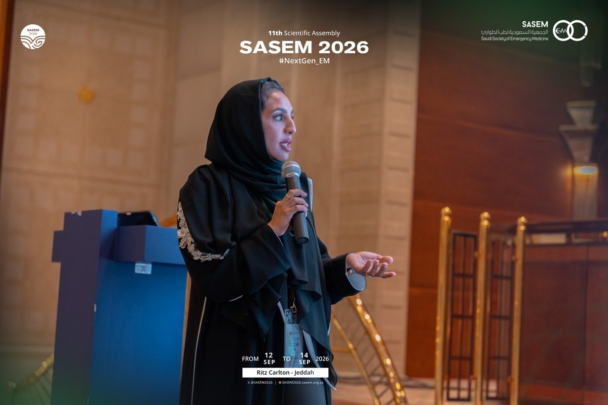 sasem2026's tweet photo. Track: PEM in the digital age

🚨 The Agitated Child in the ED: Calm, SAFE & No-Restraints Pathways

Dr. Dareen Abdulbagi shares practical strategies for navigating pediatric agitation in the ED while prioritizing safety, de-escalation, and restraint-free care.

#SASEM2026
#NextGen_EM