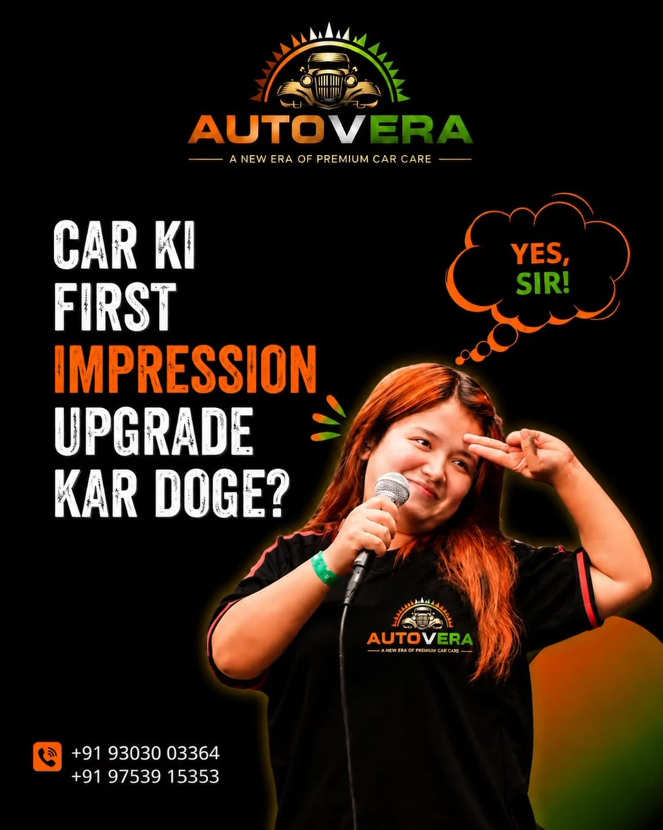 ArlyneOverfimo's tweet photo. Showroom se bhi zyada shine? Bilkul. Premium car detailing, interior deep cleaning aur ceramic coating ke saath apni car ko dijiye premium care. Aapki ride aapki personality ka reflection hai. https://t.co/yOloHDCsMm
