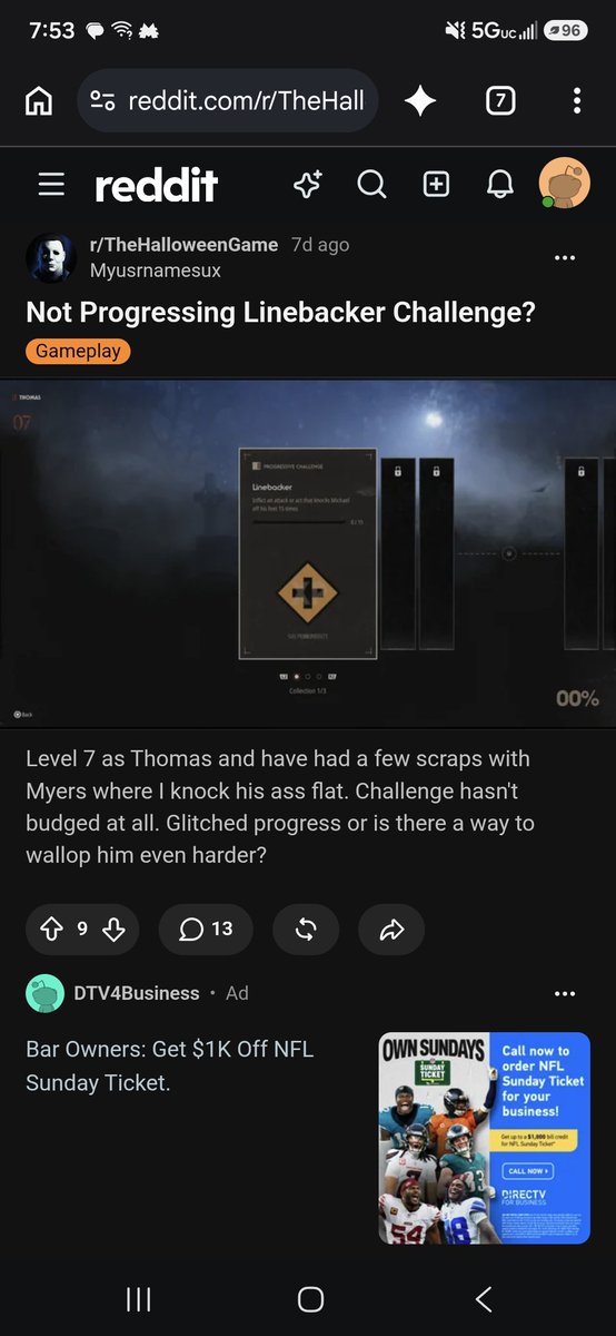 Devistation66's tweet photo. @Koe_ween Yeah I absolutely love the new update! Thomas's challenge progression is still bugged and broken! This is literally the best update I've ever seen. And @HalloweenTVG @HalloweenTGNews @IllFonic has yet to address these issues but addressed other issues for people like Rachel! 🤮 https://t.co/O0haj1l8cH