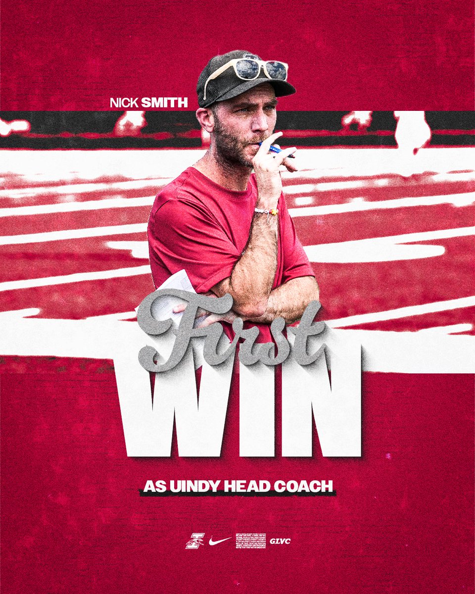 UIndyAthletics's tweet photo. ⚽️👏 Congrats to Nick Smith on earning his first win as UIndy women’s soccer head coach! https://t.co/5CB3SPuMjO