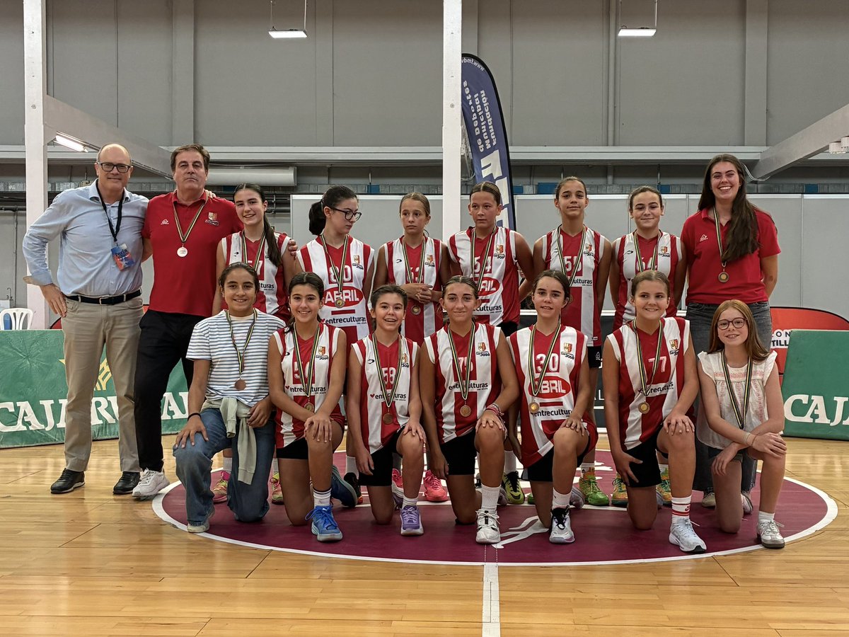 FBCyL's tweet photo. 🏆Copa Preinfantil Femenina ⛹️‍♀️

Cuadro de Honor
🥇@pucelabasketfem 
🥈 @cd_base 
🥉@FilipensesBto
4️⃣ @CDSanJose_Va https://t.co/zpbqj95aFZ