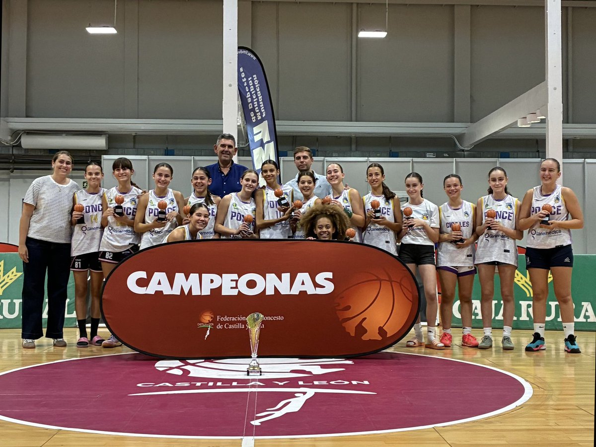 FBCyL's tweet photo. 🏆Copa Preinfantil Femenina ⛹️‍♀️

Cuadro de Honor
🥇@pucelabasketfem 
🥈 @cd_base 
🥉@FilipensesBto
4️⃣ @CDSanJose_Va https://t.co/zpbqj95aFZ