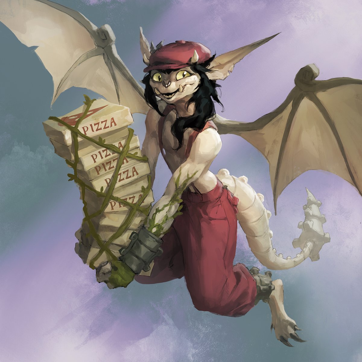 roman_antipev's tweet photo. deadlock ivy delivering pizza commission https://t.co/aQeZuU4Ppc