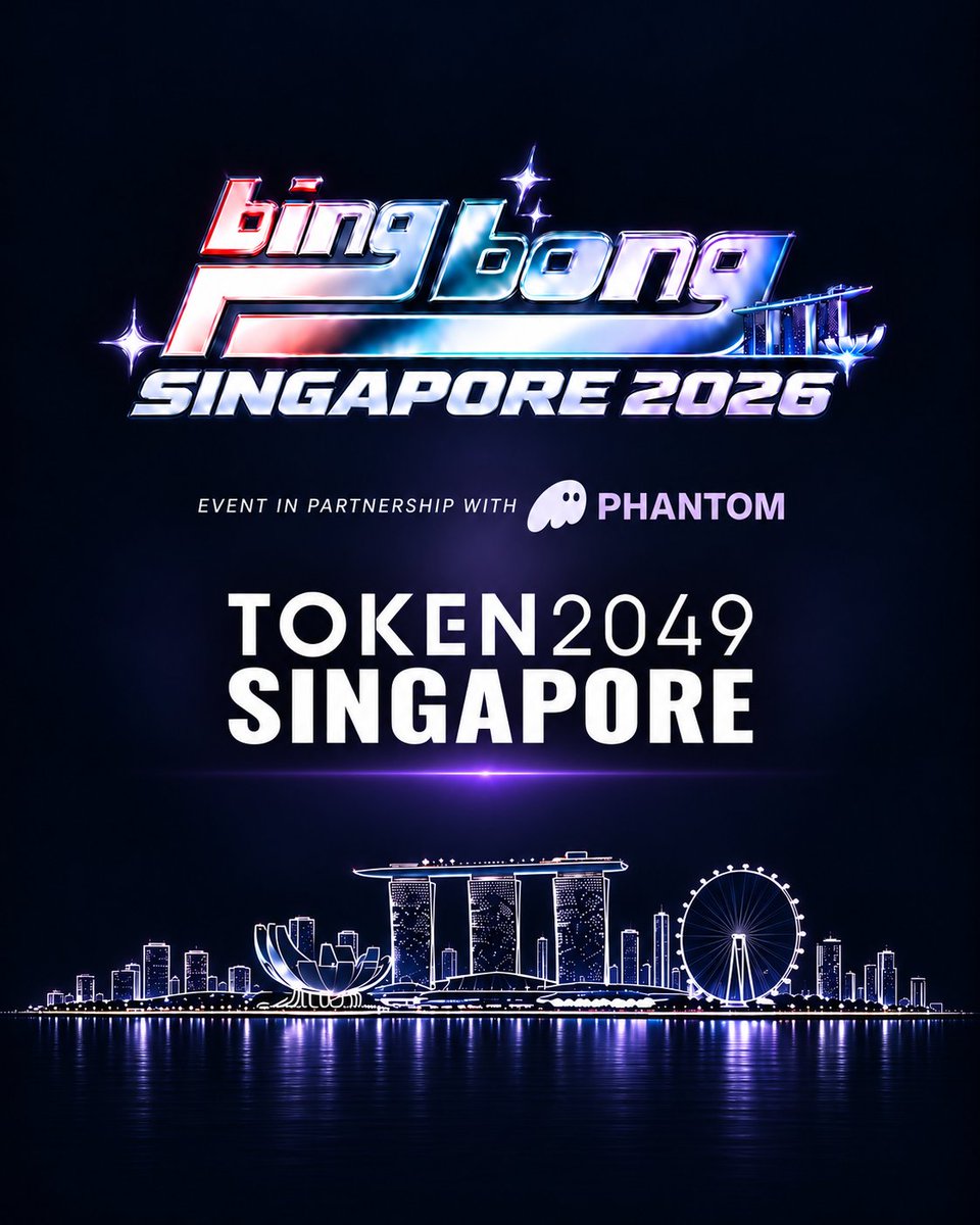 joinbingbong's tweet photo. WE’RE FLYING ONE CREATOR TO ASIA ✈️🌏

Bing Bong is hosting the BIGGEST event during TOKEN2049 Singapore in partnership with @phantom.

We’re choosing one video ambassador and covering their flight and hotel to join us.

To enter, quote this post with a video explaining why it should be you.

Winner announced September 21.