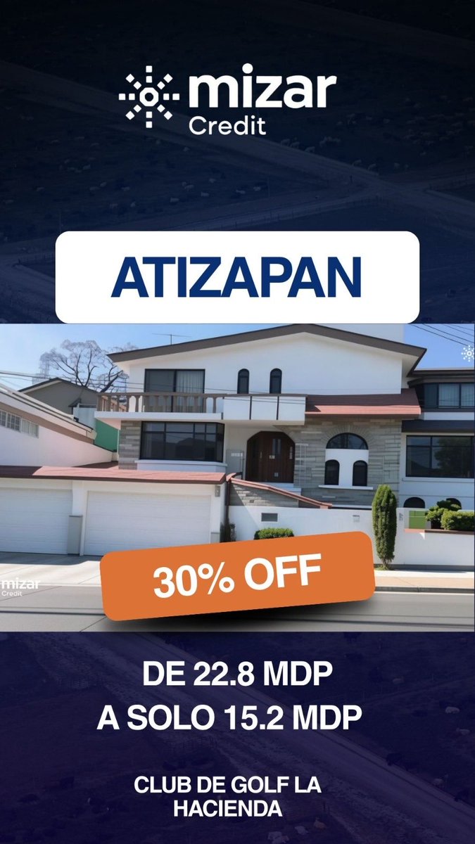 mizarmx's tweet photo. Excelente oportunidad de inversión en #Atizapan Club de Golf La Hacienda. SOLO CONTADO 
ENTREGA INMEDIATA. 6651420221
#Mizarmx #EdoMéx https://t.co/2LzVy3zctG