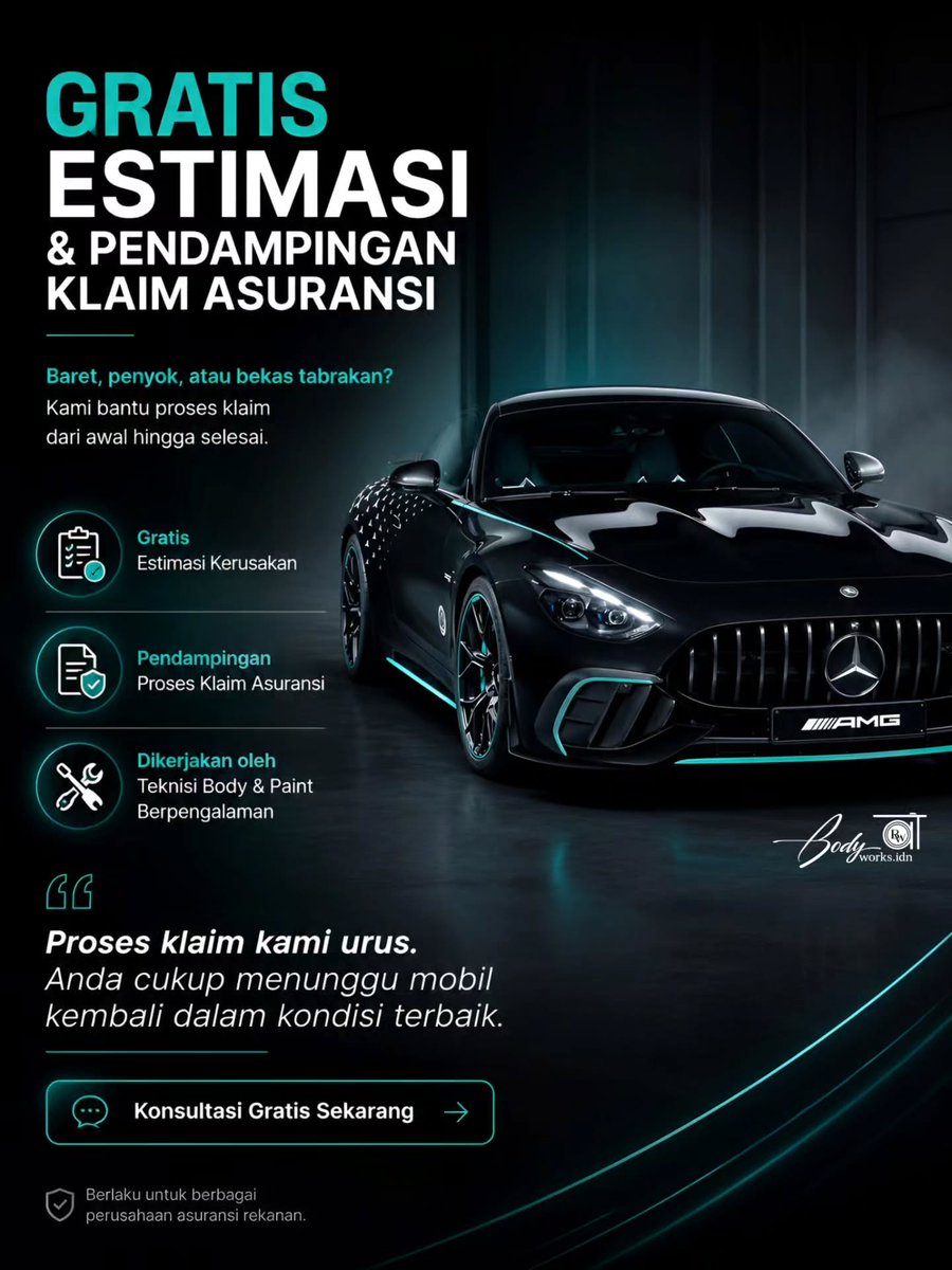 CaseyPetullr's tweet photo. Gratis estimasi dan konsultasi. Mobil penyok, baret, atau bekas tabrakan? Estimasi kerusakan gratis dan pendampingan klaim asuransi hingga selesai. Anda tinggal tunggu, mobil kembali dengan hasil terbaik. Body &amp; Paint Hartono Raya Motor Semarang https://t.co/9hZcgI6iZo