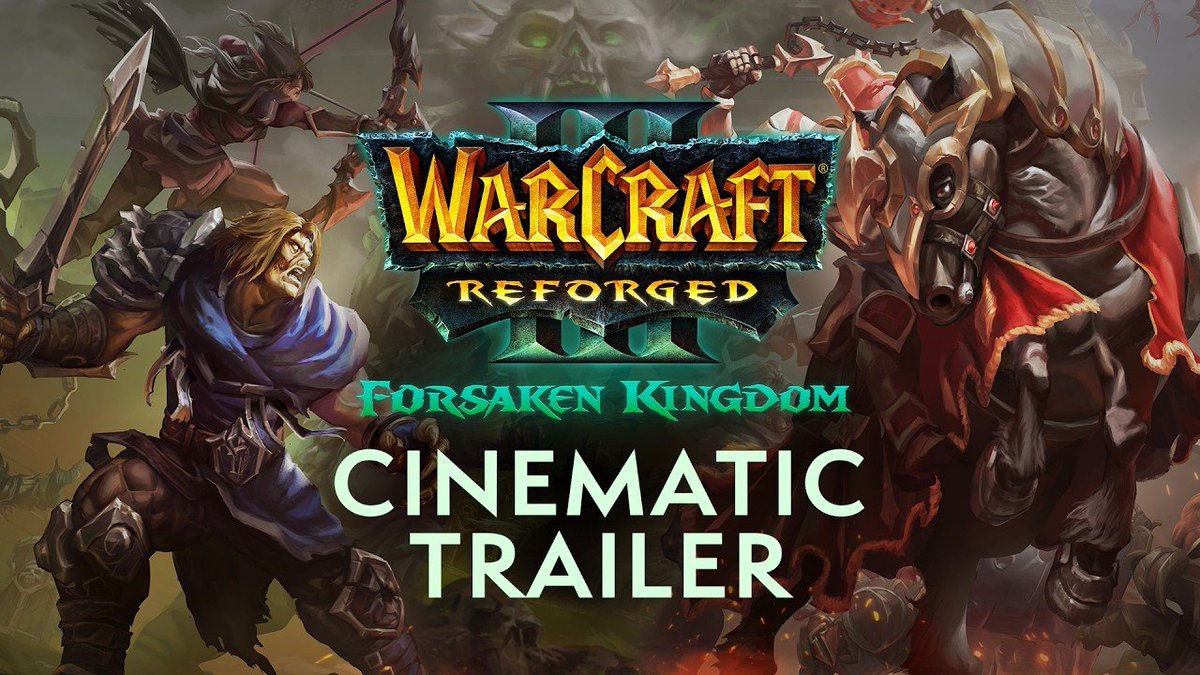 Wario64's tweet photo. Warcraft III Reforged: Forsaken Kingdom | Launch Trailer (available today) https://t.co/FGk4aQ73qV

"Raise your tattered banners in Warcrafts III’s first new campaign in over 20 years" https://t.co/c7zWWPsEVS