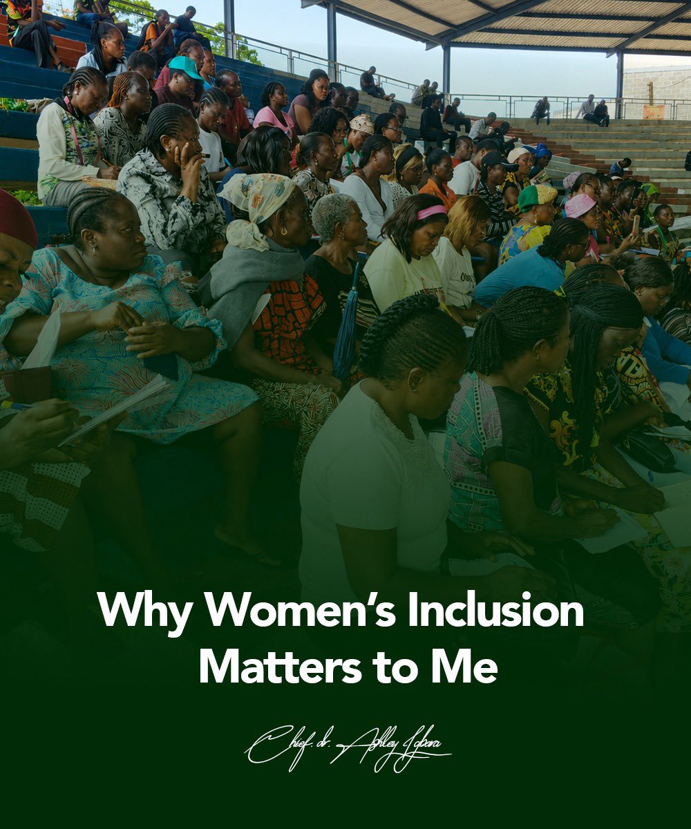 ashley_igbara's tweet photo. Meeting and interacting with women, hearing their stories, dreams, and 
challenges strengthened my belief that every woman deserves an 
opportunity to be heard, supported, and empowered.

*Chief. Dr. Ashley Igbara https://t.co/JYqzRzTMq7