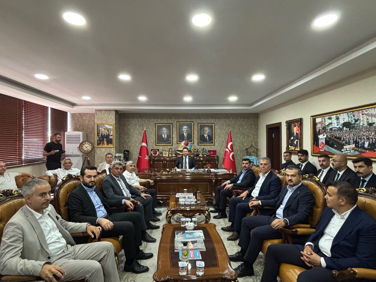 MersinOcak33's tweet photo. 📍MHP Mersin İl Başkanlığı

Ülkü Ocakları Mersin İl Başkanımız Sayın Ahmet Bebek; MHP Mersin İl Başkanımız Sayın Ömer Gürsoy, MHP İlçe Başkanlarımız, İl ve İlçe KAÇEP Başkanlarımız, İlçe Ocak Başkanlarımız ile birlikte MHP Mersin İl Başkanlığımızda bir araya gelerek 19.09.2026 https://t.co/NkNyRg4HTR