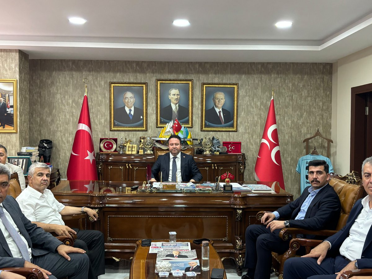 MersinOcak33's tweet photo. 📍MHP Mersin İl Başkanlığı

Ülkü Ocakları Mersin İl Başkanımız Sayın Ahmet Bebek; MHP Mersin İl Başkanımız Sayın Ömer Gürsoy, MHP İlçe Başkanlarımız, İl ve İlçe KAÇEP Başkanlarımız, İlçe Ocak Başkanlarımız ile birlikte MHP Mersin İl Başkanlığımızda bir araya gelerek 19.09.2026 https://t.co/NkNyRg4HTR