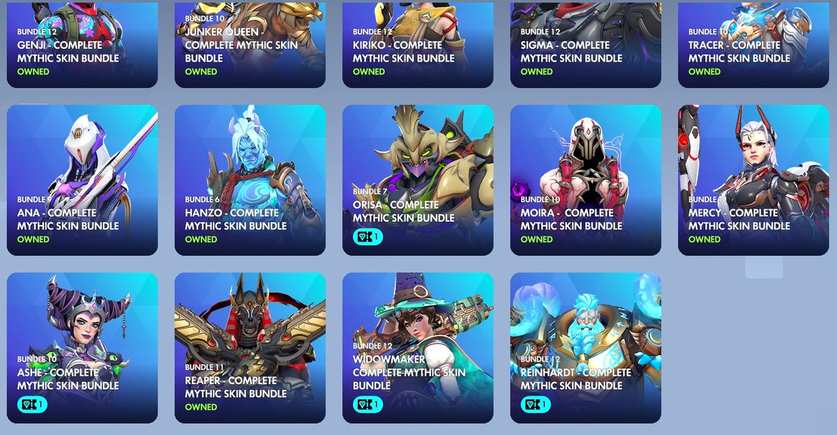 VaIIorex's tweet photo. @PlayOverwatch can you guys lock in... why are we restricting ts to the old ugly skins you're striving so hard to replace. not even letting us pick weapon skins or any of the recent skins ;-; i just wanted to claim heart of hope juno https://t.co/fOt7Pzt0ZC