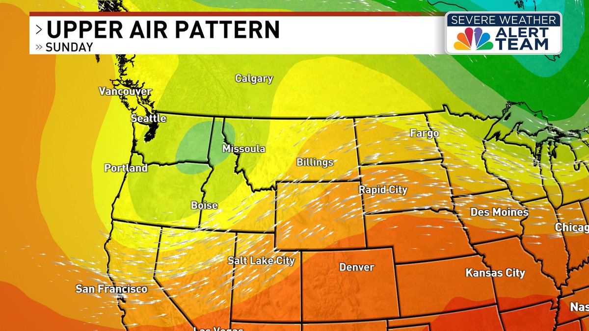 AlexLNBCMT's tweet photo. Conditions remain quiet this afternoon, with temperatures sitting in the mid to upper 60s with mostly sunny skies. Low pressure moving toward the region tonight will bring strong winds of 30-45 mph, mainly along the mountain slopes of northwest Montana.

https://t.co/dGKekv2Wp1 https://t.co/lKtLF2IMIB