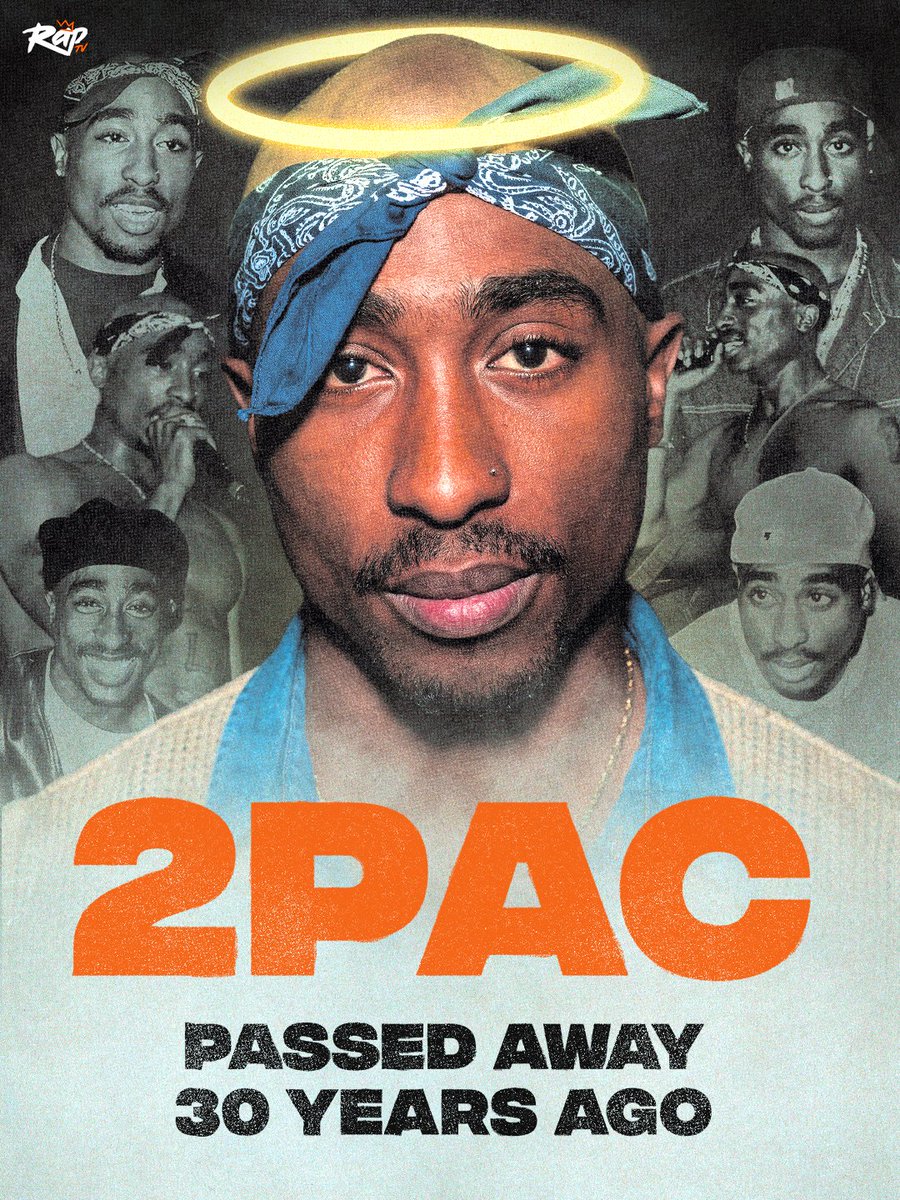 Rap's tweet photo. Tupac Shakur passed away 30 years ago today🕊️

May he Rest in Peace 🙏 https://t.co/o19nT0c5s9