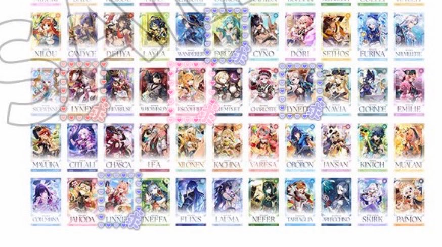 dpia4f6's tweet photo. 【買取・譲渡】

ホヨランド 原神 崩壊スターレイル

求）リネ、エスコフィエ、ファルザン、リネット、リンネア、銀狼999
譲）かかった金額＋送料

任意抱き合わせ1枚につき3枚まで可能です。

❤️求のものは無限回収、🩷は緩回収、💙は各1求めております。 https://t.co/9r5kFqTerb