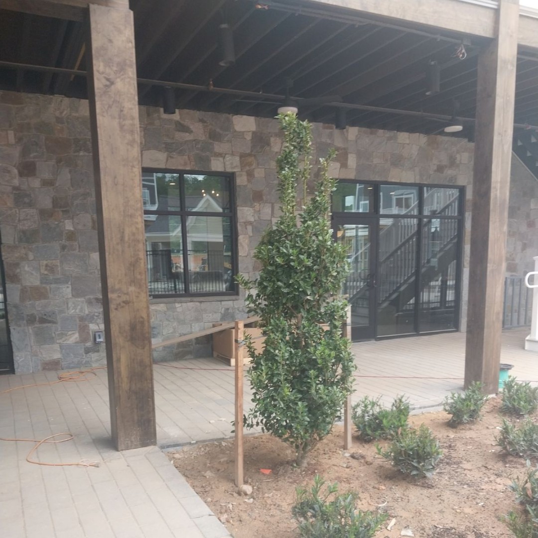 LCCEnterpriseVA's tweet photo. From large glazed openings to individual windows and doors, the work at Villages of Terrence Greene shows how commercial glazing ties an entire building together. LCC is ready to bid VA &amp; WV projects. (540) 214-3773 #CommercialGlazing #ArchitecturalGlass #LCCEnterprises https://t.co/5y32Bs9Cx5