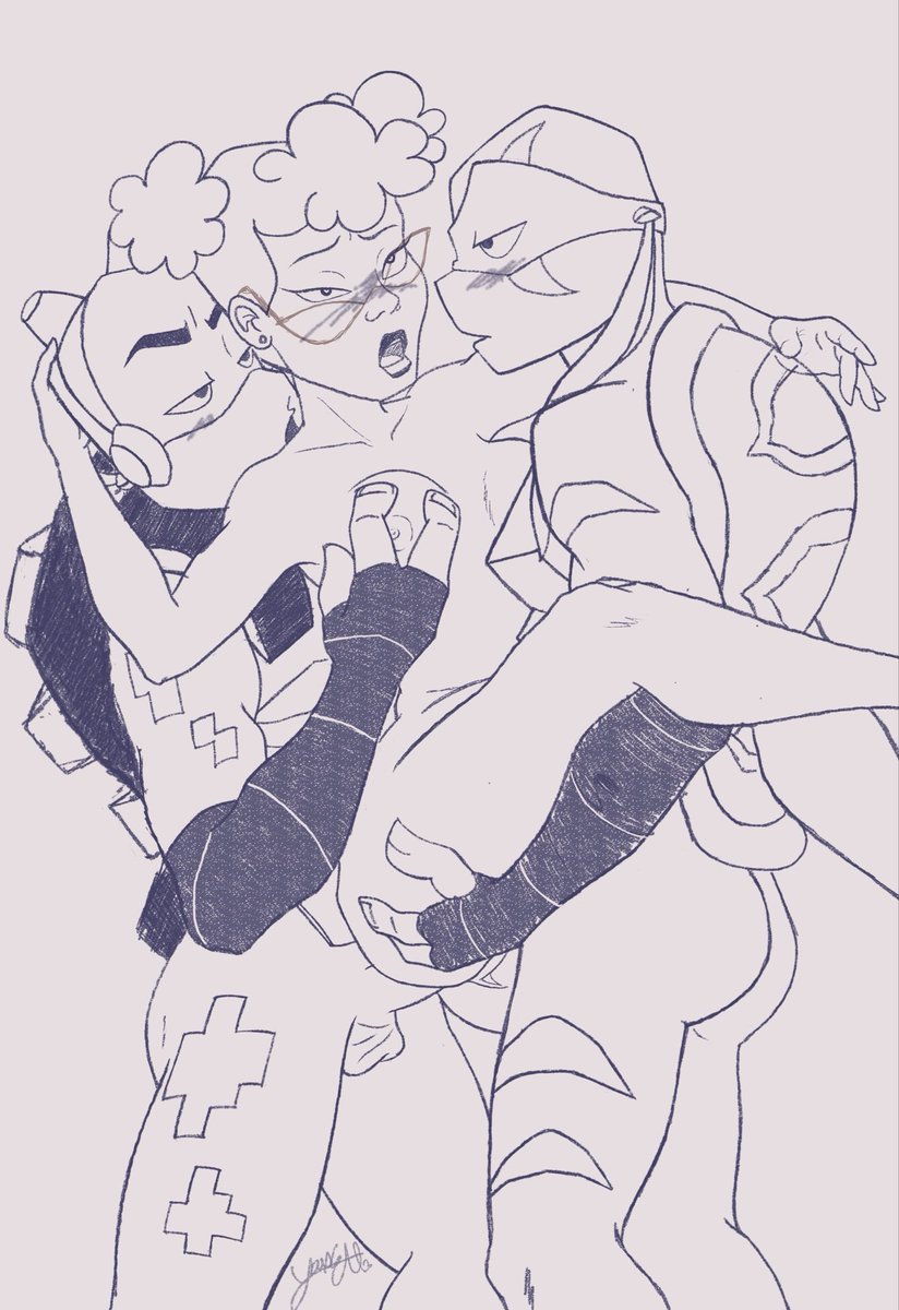 jaxirit's tweet photo. Couldn’t sleep last night, had to finish gooning 🙂‍↕️

#tmnt #nsfwtwt #apriltmnt https://t.co/mlTkYb9c7J