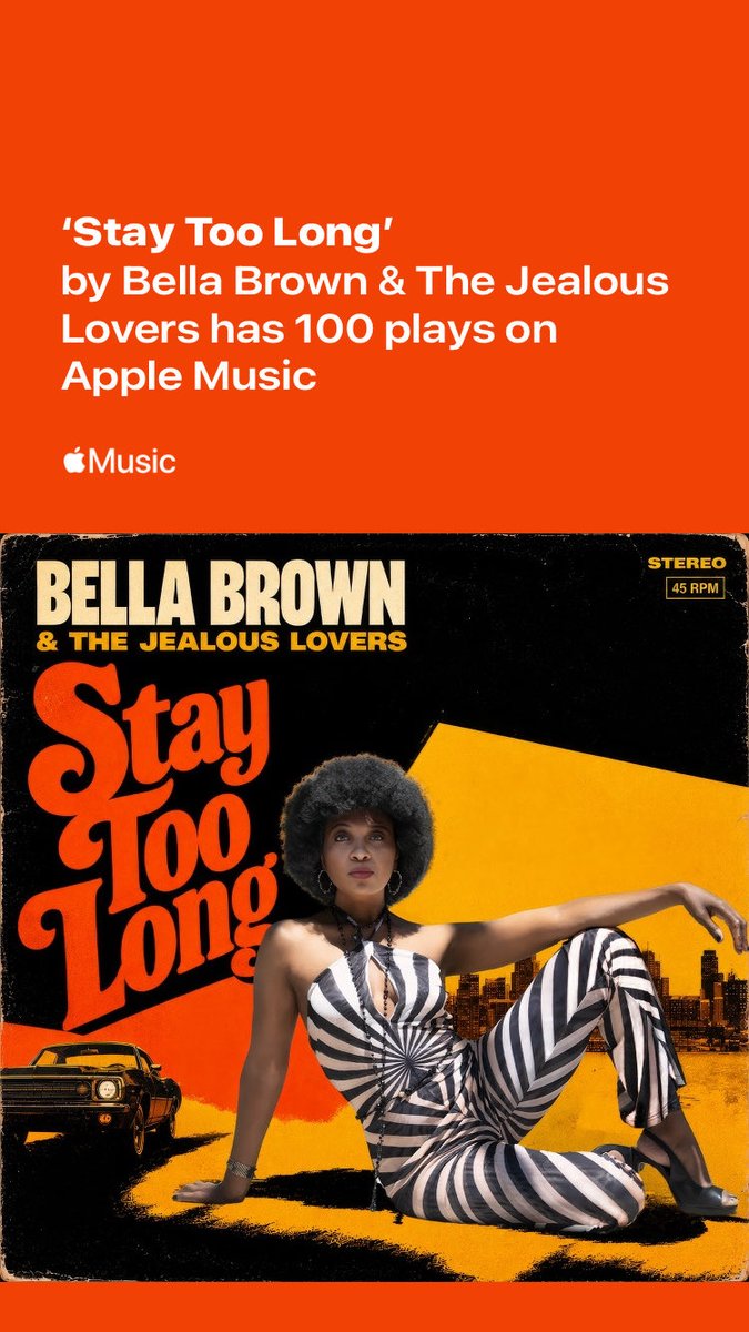 TheBareRoot1's tweet photo. Thanks for listening!⭐️ #afrobeat #soulmusic #funkmusic #bbjlmusic #applemusic #staytoolong https://t.co/n1wgRC60v5
