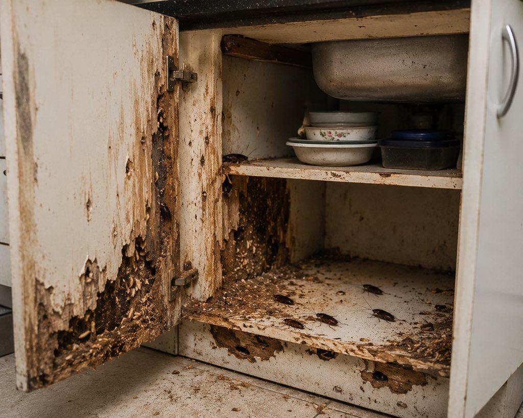 Call2Fix_it's tweet photo. Is your kitchen cabinet almost looking like this??
This alone, can contaminate your food and make the family sick…
Download the call2fix app now to get it fixed ⬇️

https://t.co/mRQrQqHRes https://t.co/AFiSQiPmk7
