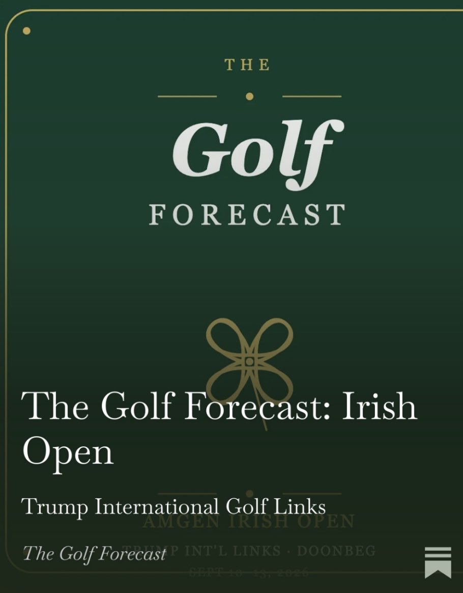 TheGolfForecast's tweet photo. The Golf Forecast’s Four (Fore!!) For The Irish Open After Round Three:
Lowry: -16 (1)
MacIntyre: -4 (T12)
Rahm: -1 (T32)
McIlroy: +2 (T50)
https://t.co/pP1q3uC8Yh
#golf #winner #Ireland #trump #irish https://t.co/duIPpJz6Vi