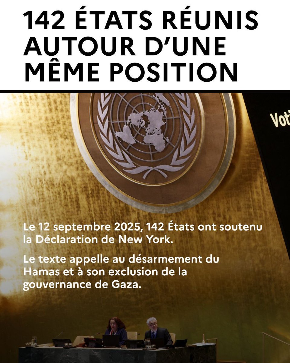 francediplo's tweet photo. Le Hamas, organisation terroriste responsable du pire massacre  antisémite depuis la Shoah, doit être désarmé et ne doit plus gouverner  Gaza https://t.co/G8qEBNMxTC