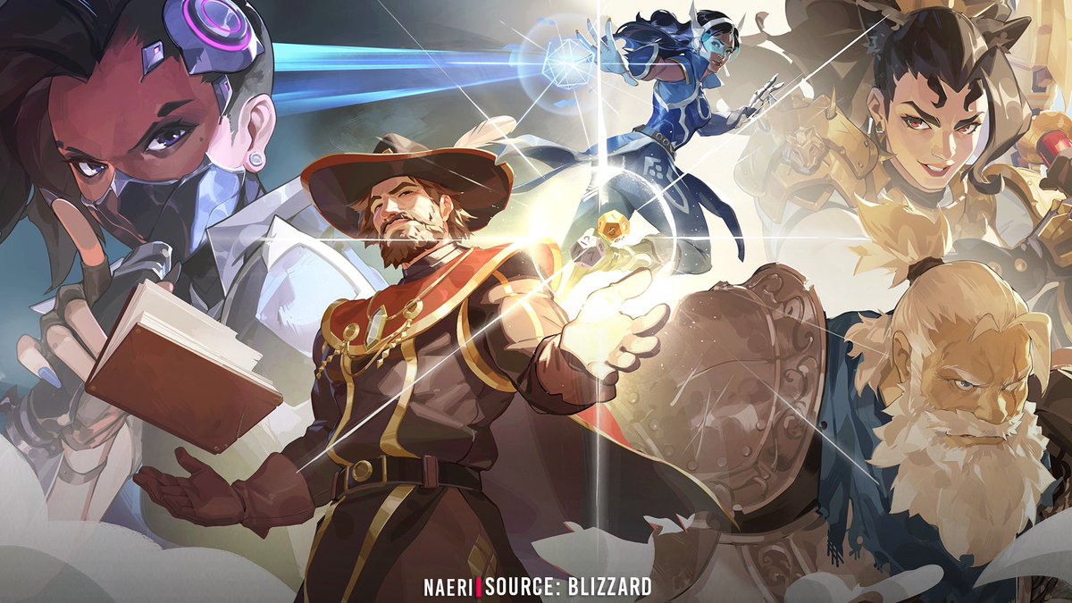 OverwatchNaeri's tweet photo. New Sombra, Vendetta, Symmetra, Reinhardt, and Cassidy's New Look 🎲

New looks for #Overwatch heroes have been revealed in Questwatch✨ https://t.co/2I2Ek7Efvv